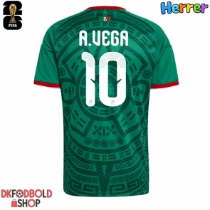 Mexico Alexis Vega #10 Hjemmebanetrøje VM 2026 Kort ærmer